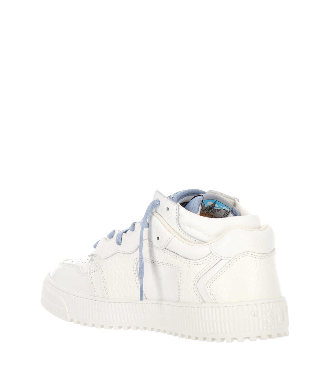 OFF-WHITE Синие синтетические низкие кроссовки / кеды, фото 3