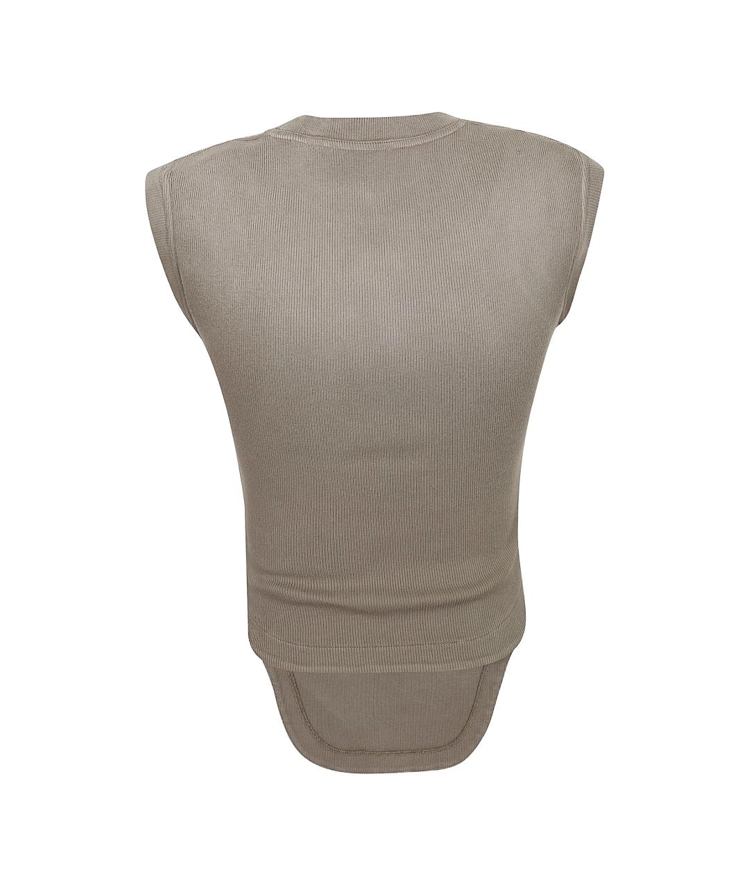 OFF-WHITE Черная хлопковая футболка, фото 3