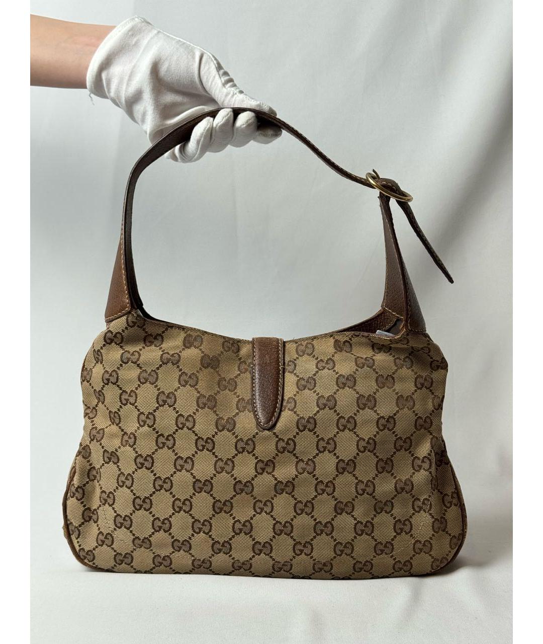 GUCCI Бежевая сумка с короткими ручками, фото 4