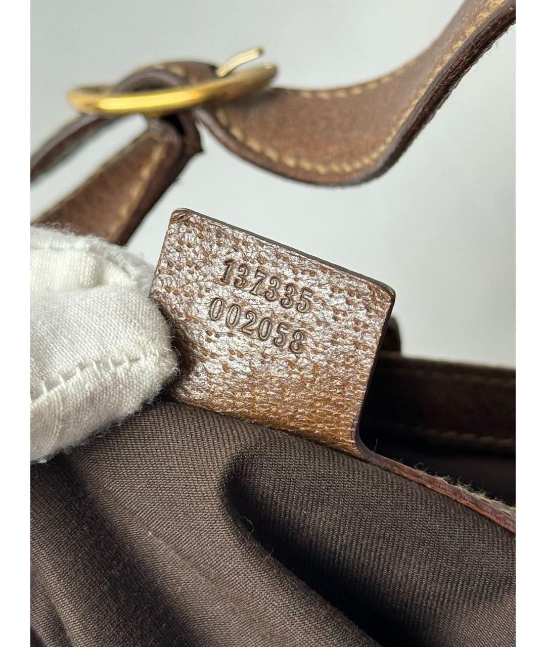 GUCCI Бежевая сумка с короткими ручками, фото 8