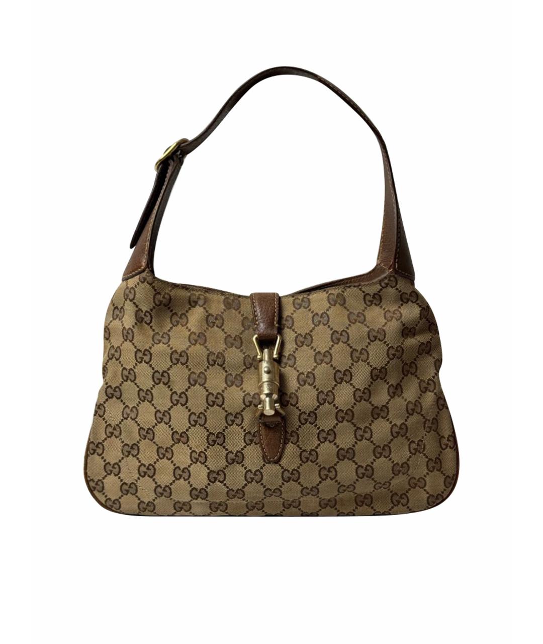 GUCCI Бежевая сумка с короткими ручками, фото 1