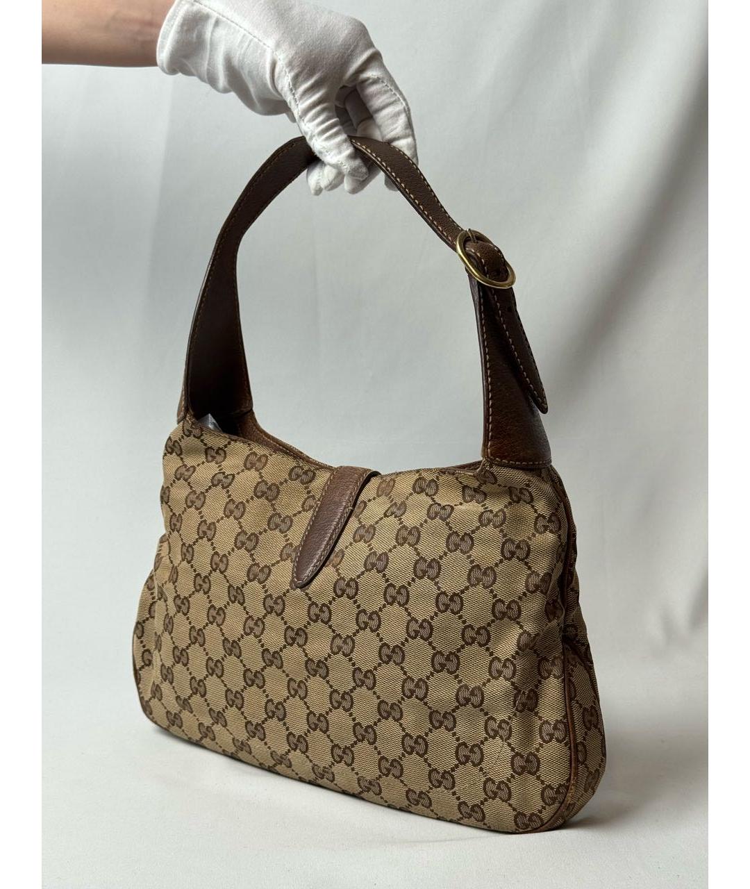 GUCCI Бежевая сумка с короткими ручками, фото 5