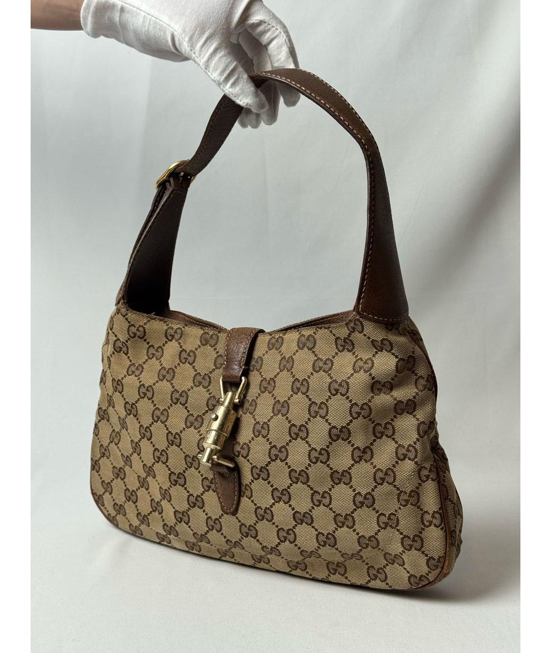 GUCCI Бежевая сумка с короткими ручками, фото 3