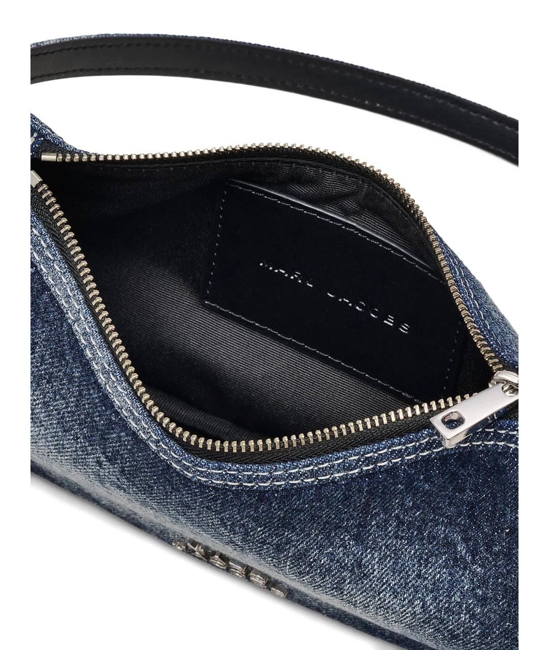 MARC JACOBS Синяя хлопковая сумка через плечо, фото 4