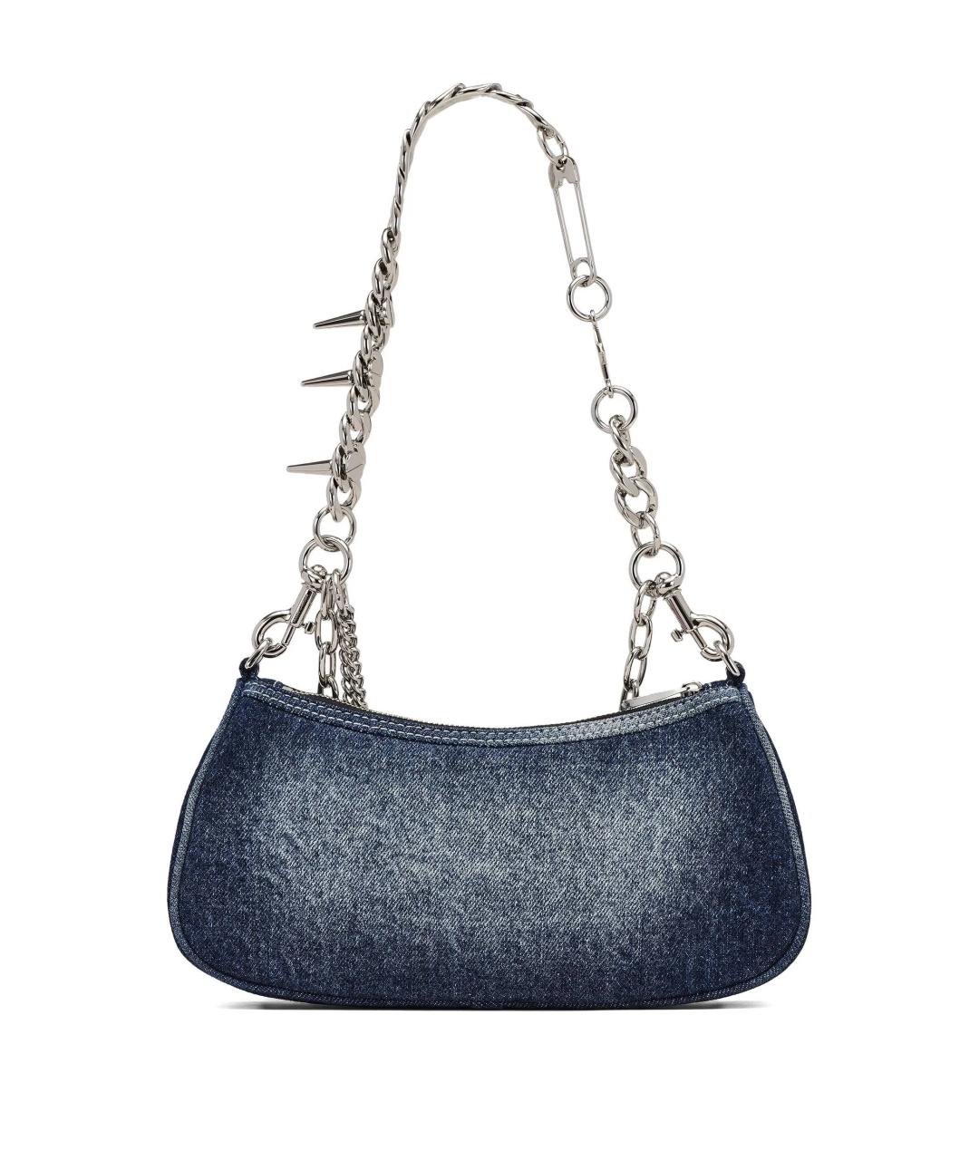 MARC JACOBS Синяя хлопковая сумка через плечо, фото 2