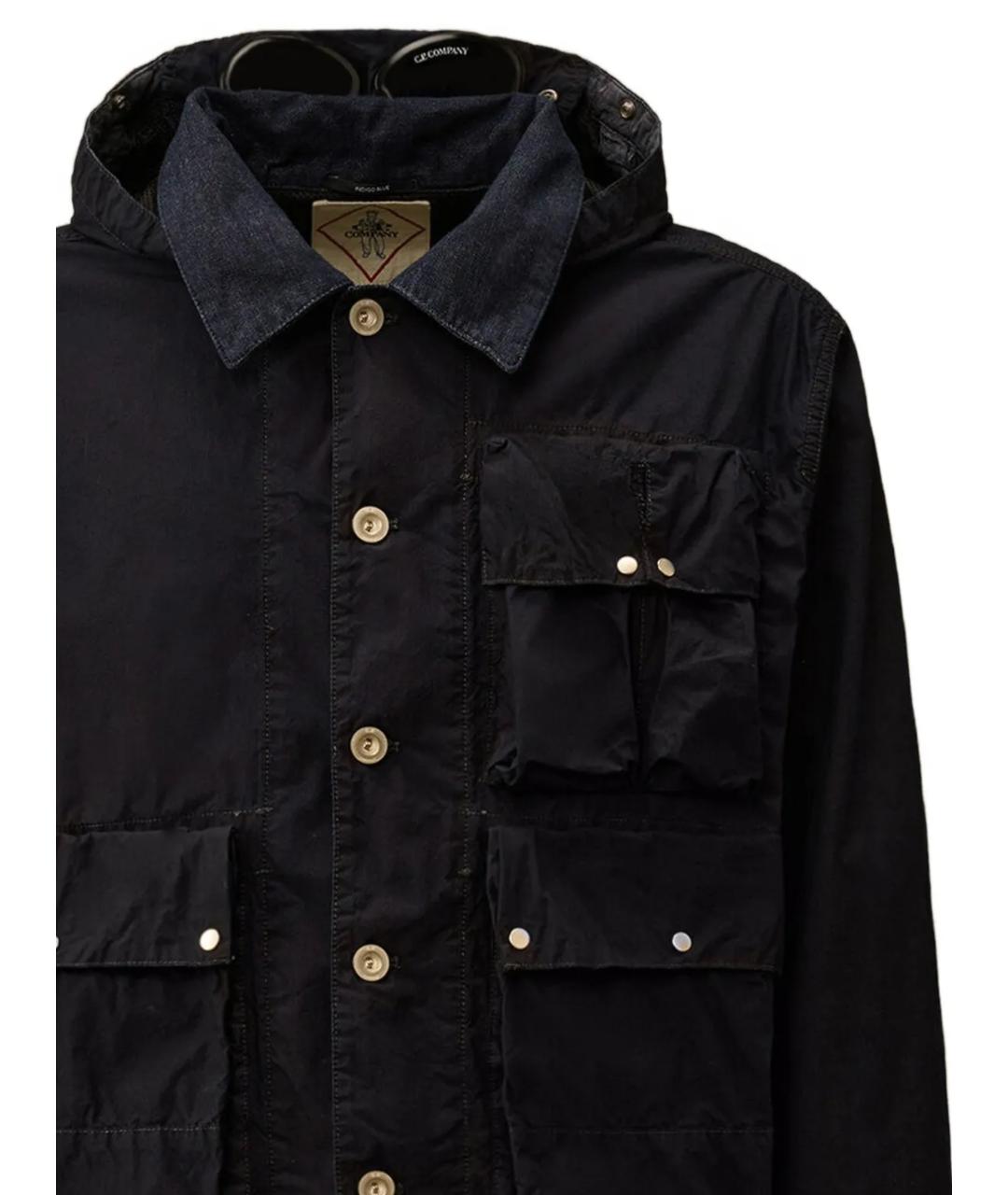 CP COMPANY Синяя хлопковая куртка, фото 2