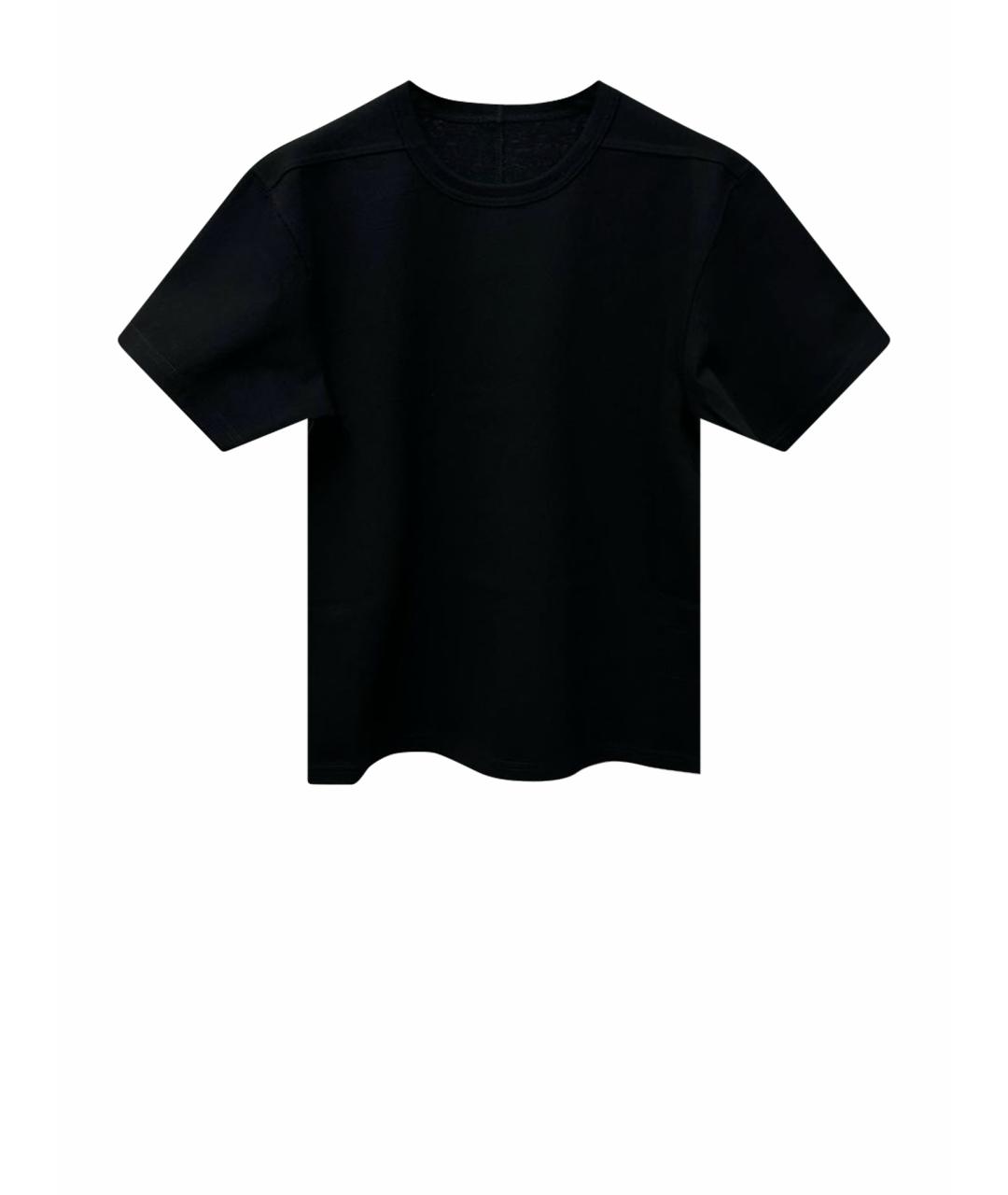 RICK OWENS DRKSHDW Черная хлопковая футболка, фото 1