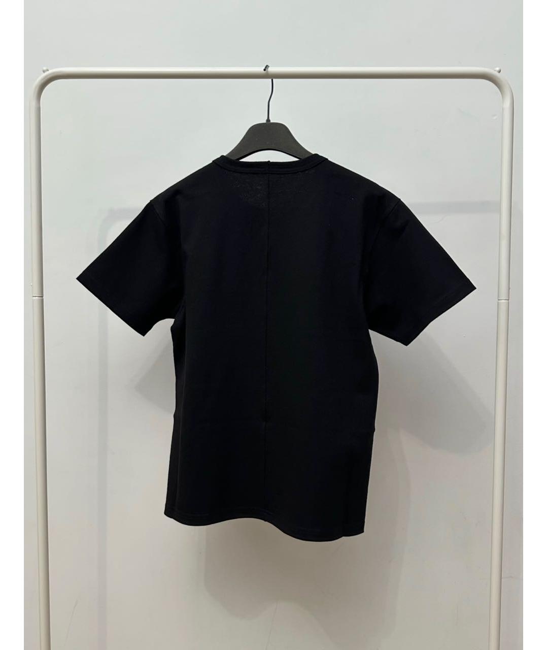 RICK OWENS DRKSHDW Черная хлопковая футболка, фото 2