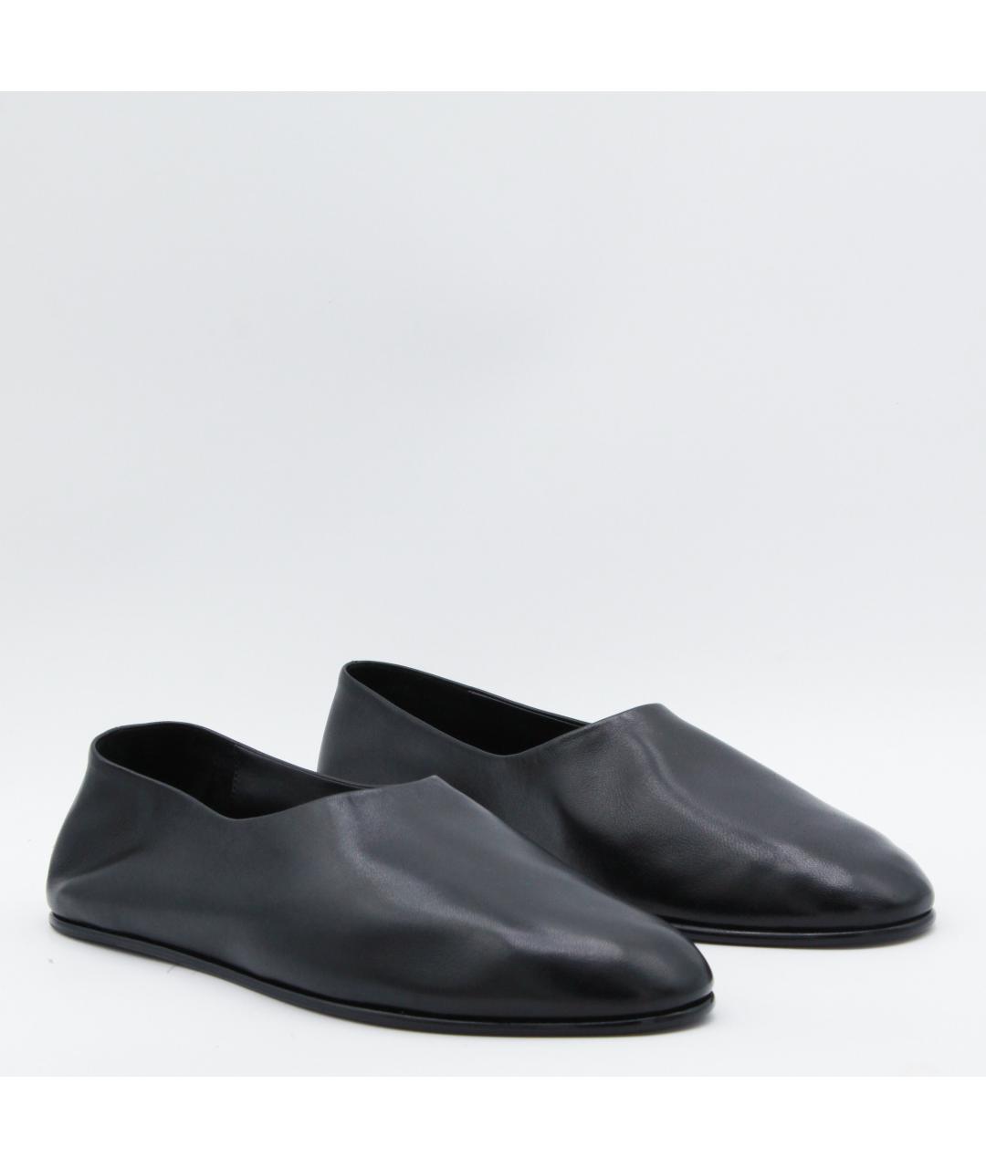 FEAR OF GOD Черные кожаные низкие ботинки, фото 2