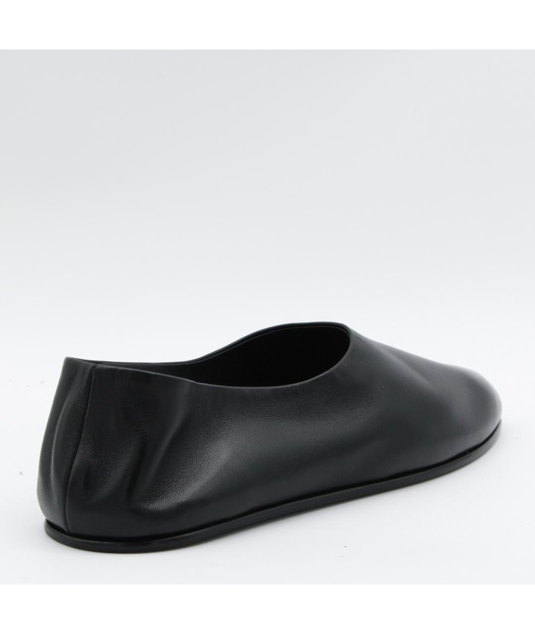 FEAR OF GOD Черные кожаные низкие ботинки, фото 3