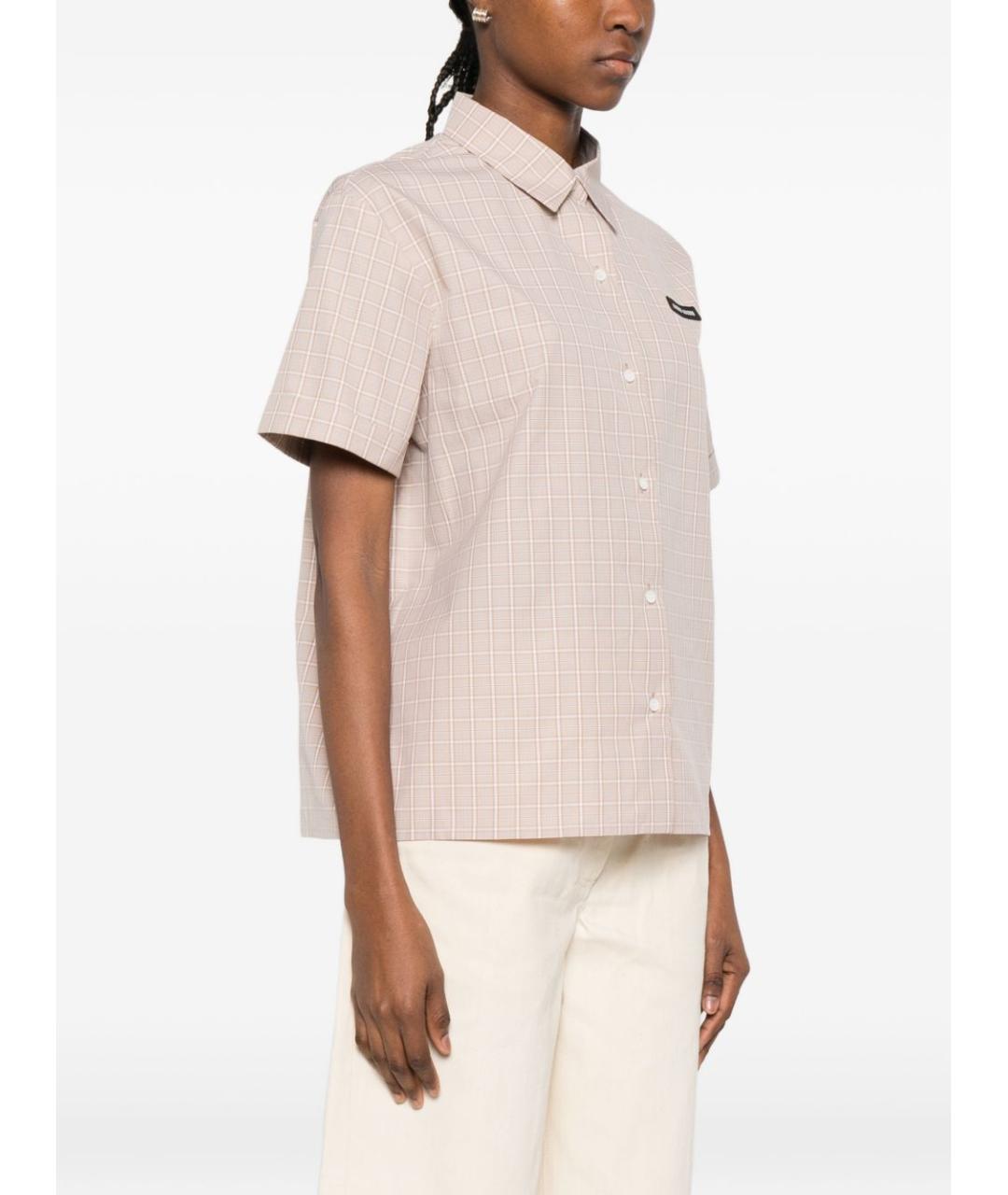 MIU MIU Белая хлопковая рубашка, фото 2