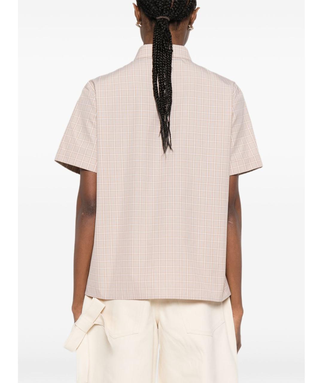 MIU MIU Белая хлопковая рубашка, фото 5