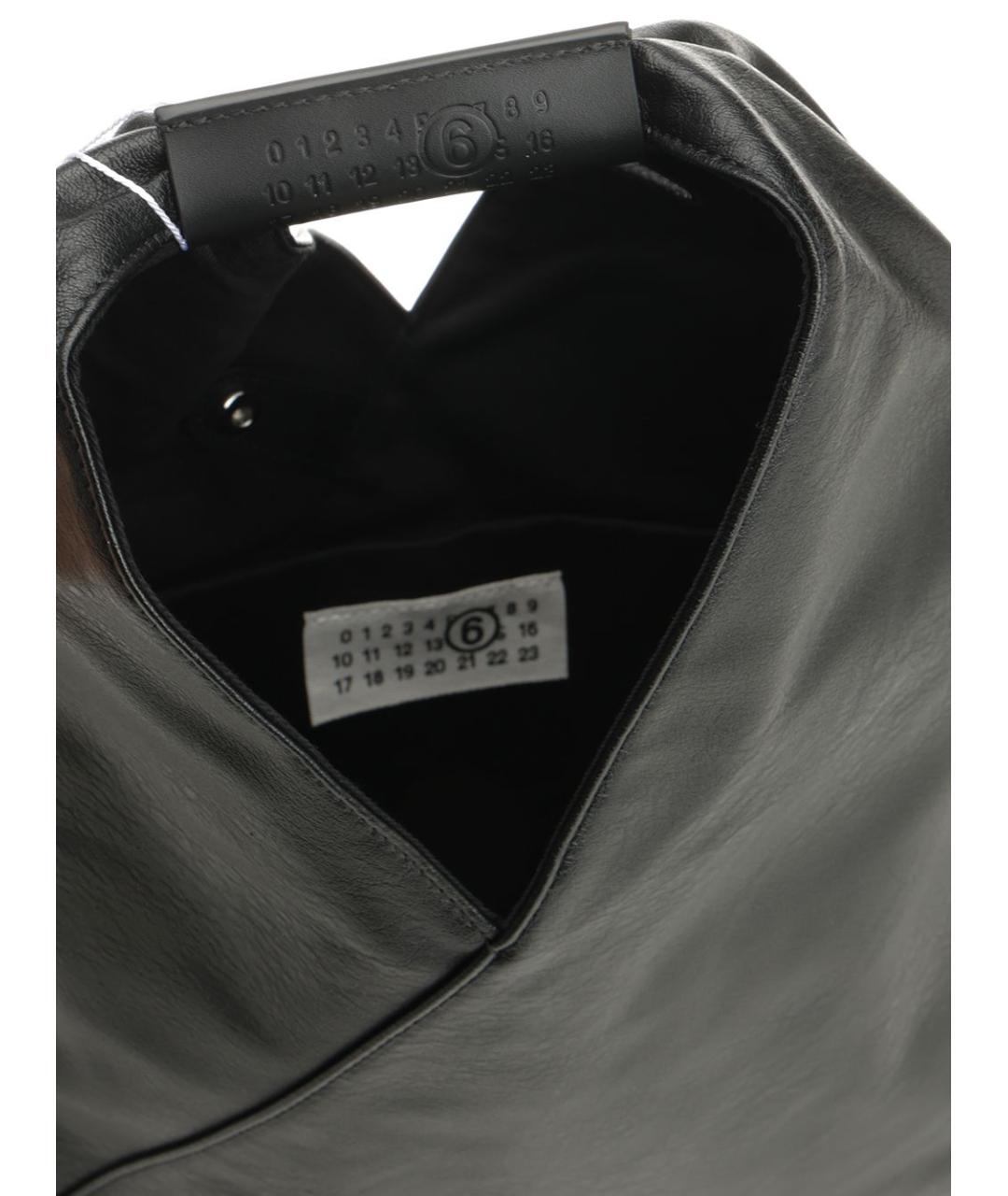 MM6 MAISON MARGIELA Черная сумка тоут, фото 2