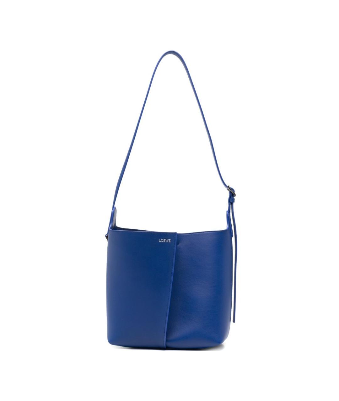 LOEWE Синяя кожаная сумка через плечо, фото 1