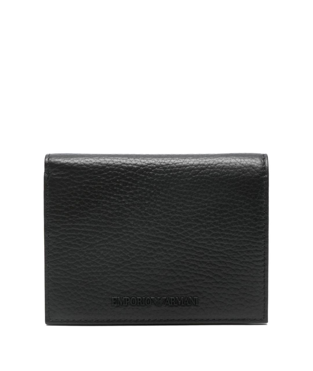 EMPORIO ARMANI Черный кошелек, фото 1
