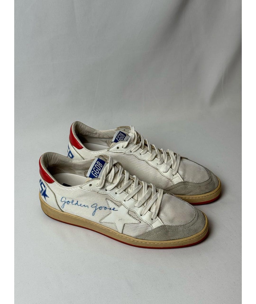 GOLDEN GOOSE DELUXE BRAND Белые низкие кроссовки / кеды, фото 2