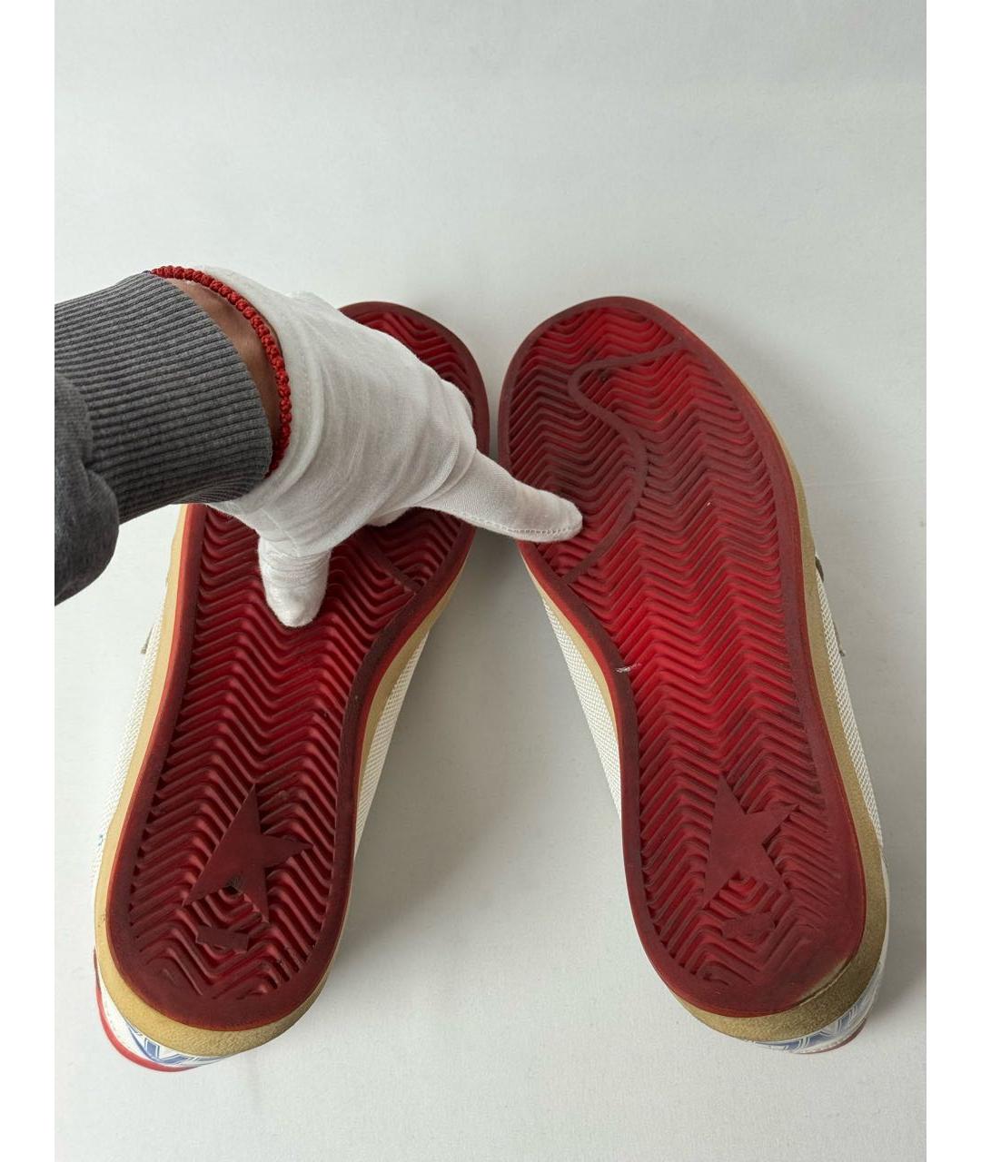 GOLDEN GOOSE DELUXE BRAND Белые низкие кроссовки / кеды, фото 8