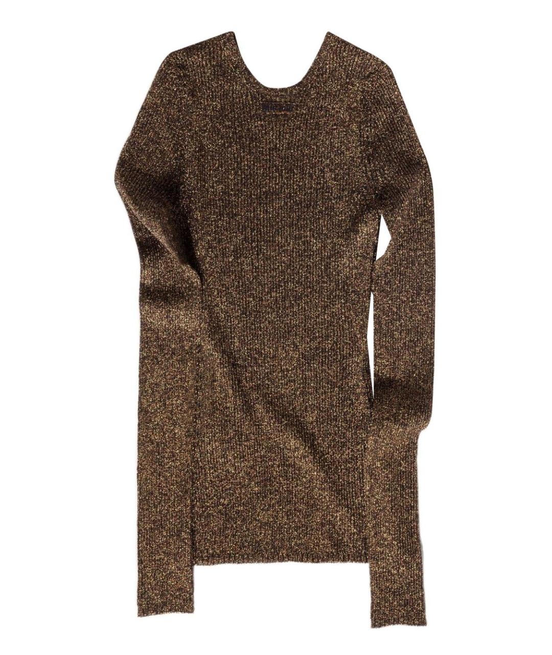 MIU MIU Коричневый джемпер / свитер, фото 1