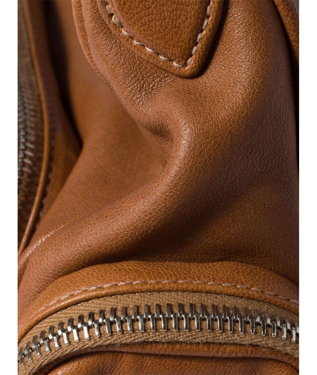 MIU MIU Коричневая кожаная сумка через плечо, фото 3