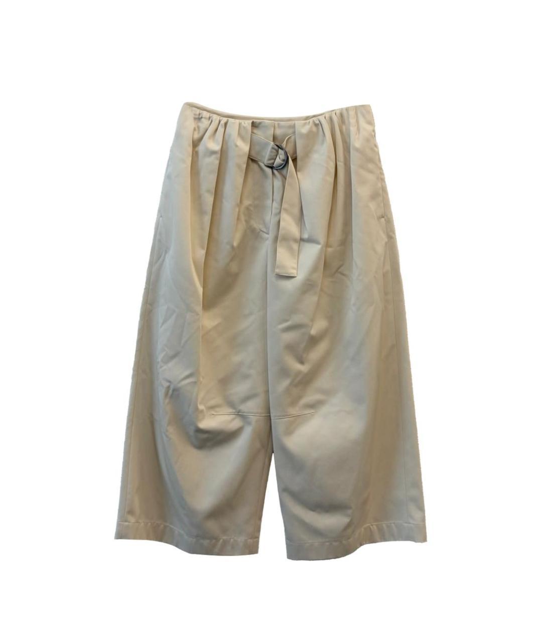 LOEWE Бежевые прямые брюки, фото 3