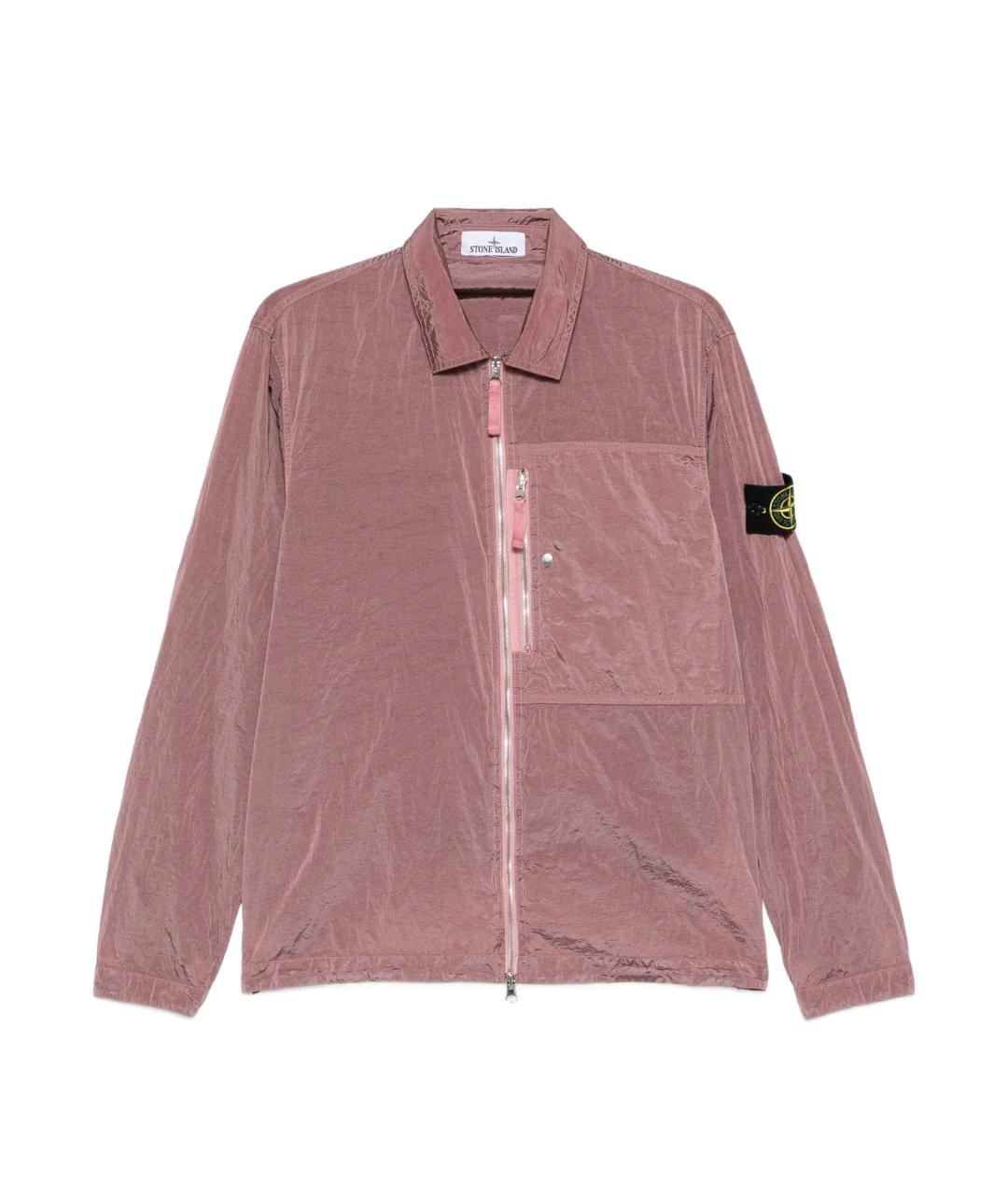 STONE ISLAND Розовая кэжуал рубашка, фото 1