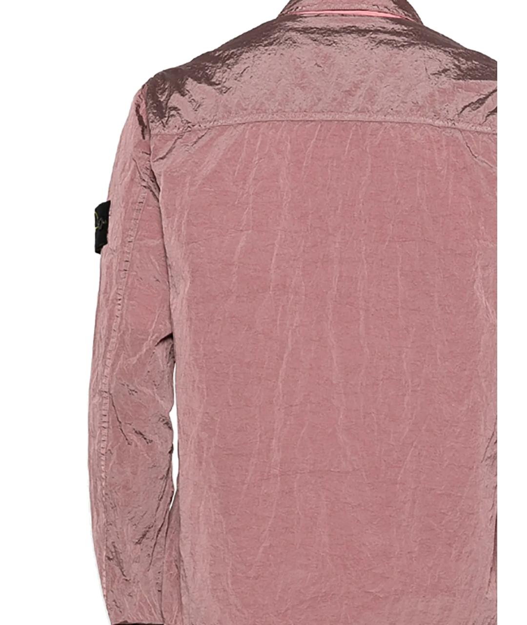 STONE ISLAND Розовая кэжуал рубашка, фото 3