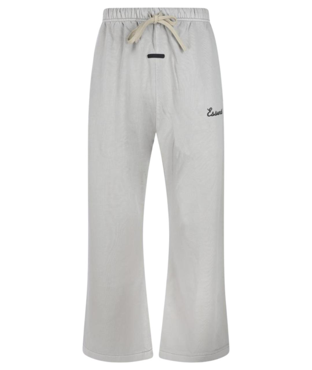 FEAR OF GOD ESSENTIALS Серые хлопковые повседневные брюки, фото 1