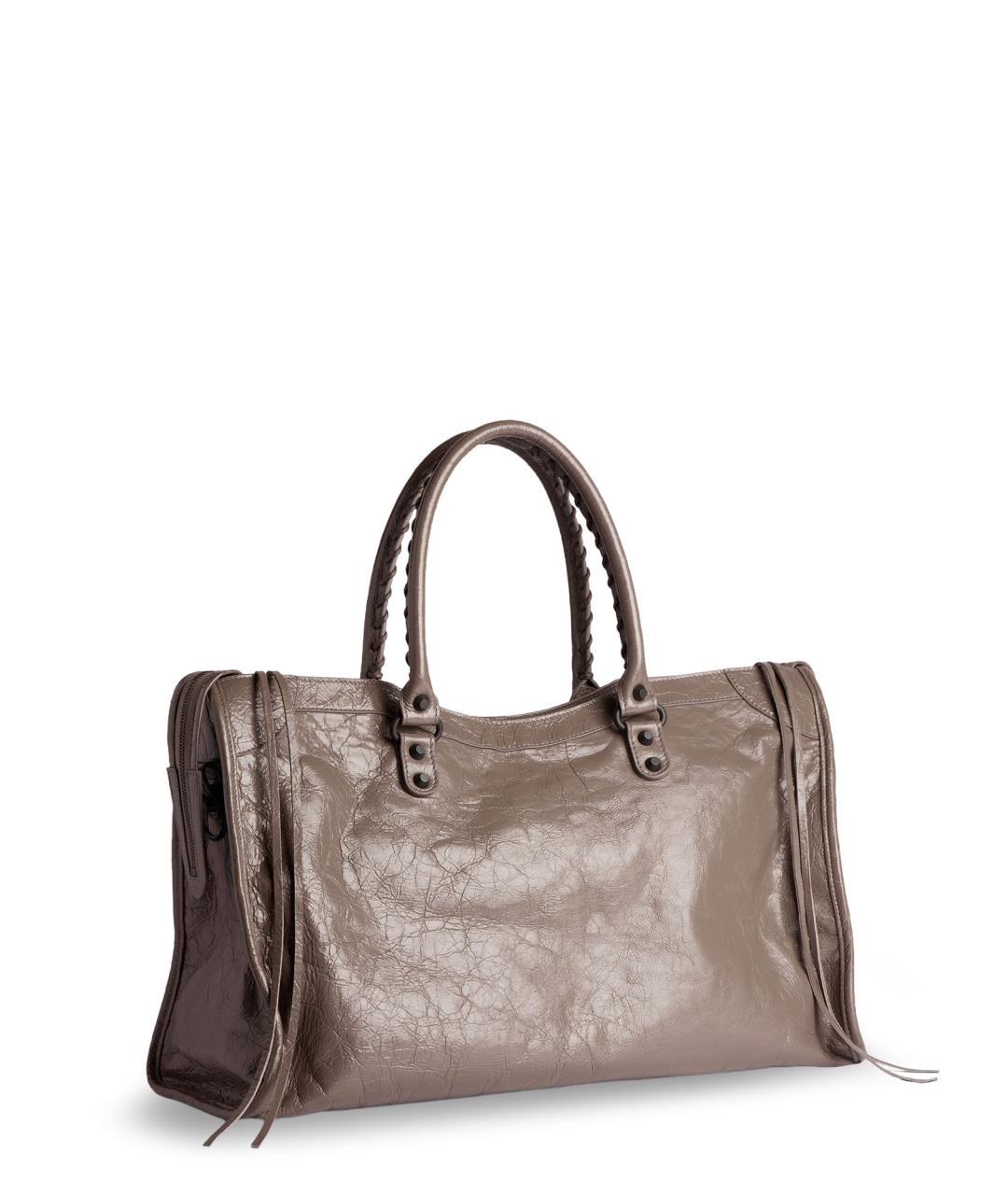 BALENCIAGA Кожаная сумка на плечо, фото 2