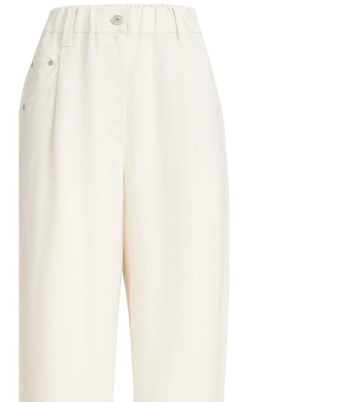 BRUNELLO CUCINELLI Вискозные прямые брюки, фото 2