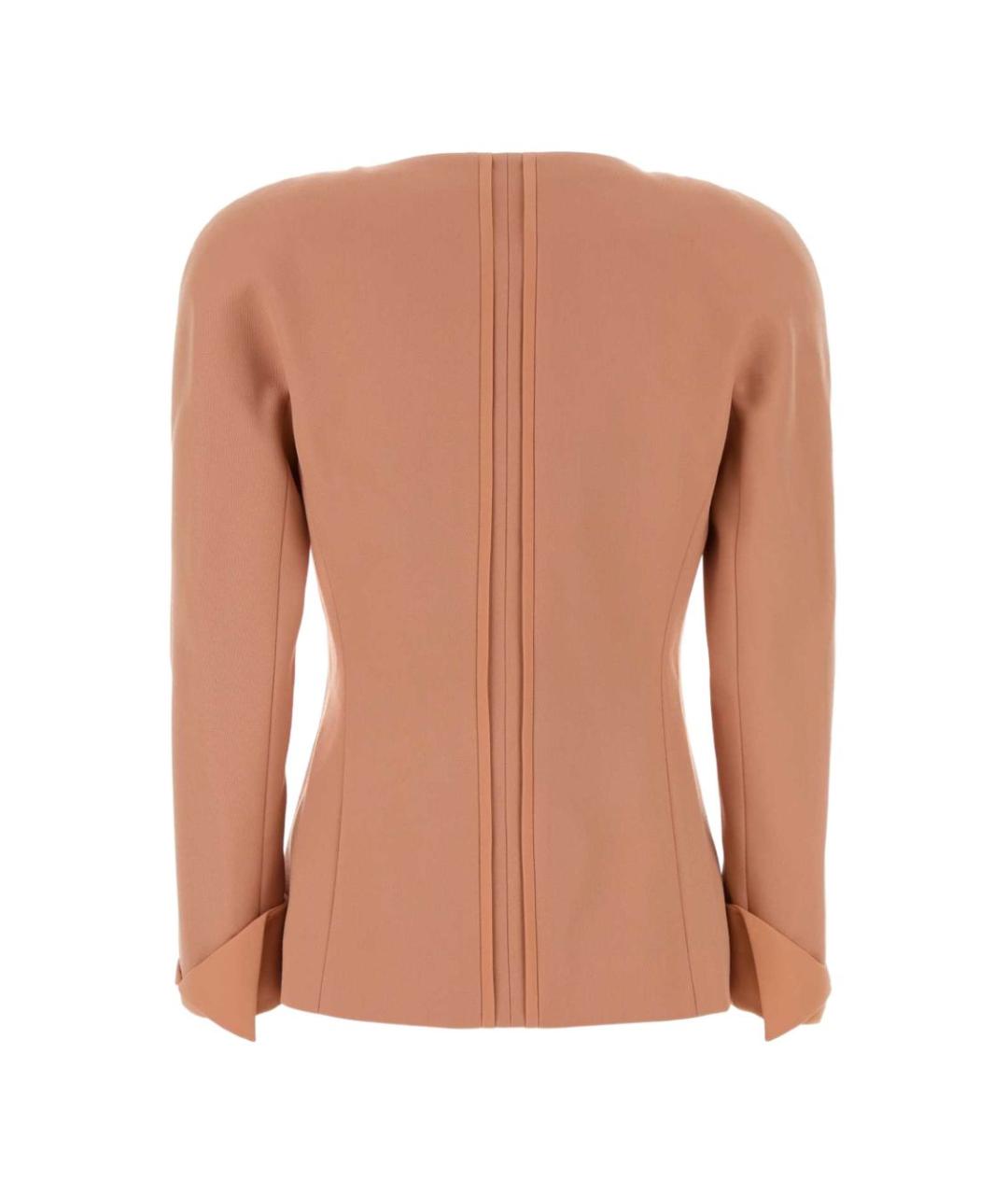 CHLOE Розовый шерстяной жакет/пиджак, фото 3