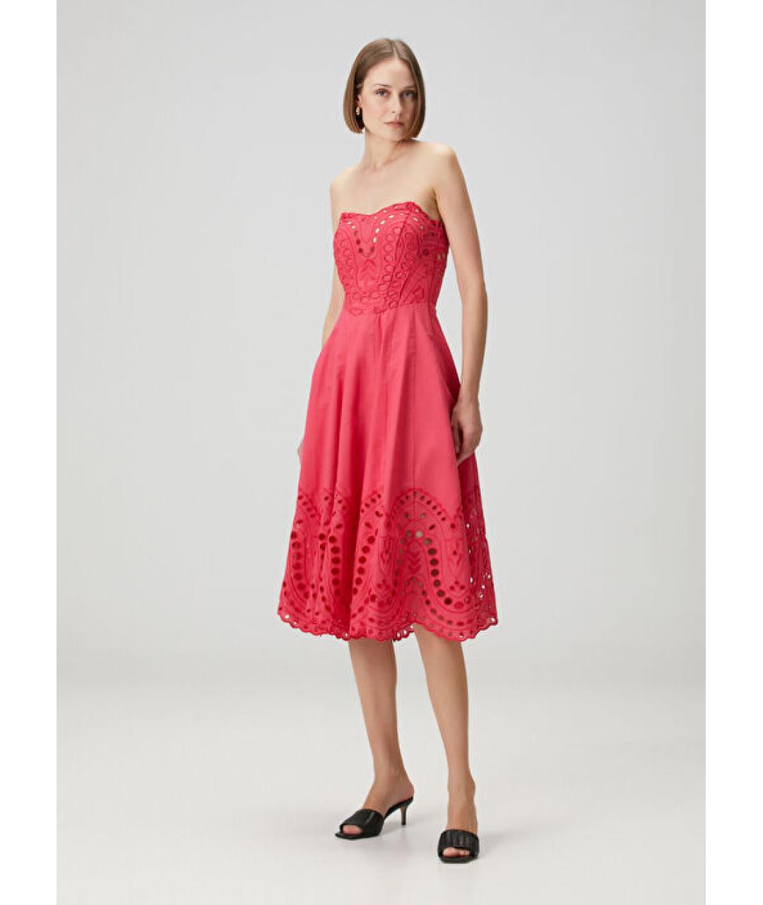 CHARO RUIZ Фуксия повседневное платье, фото 3