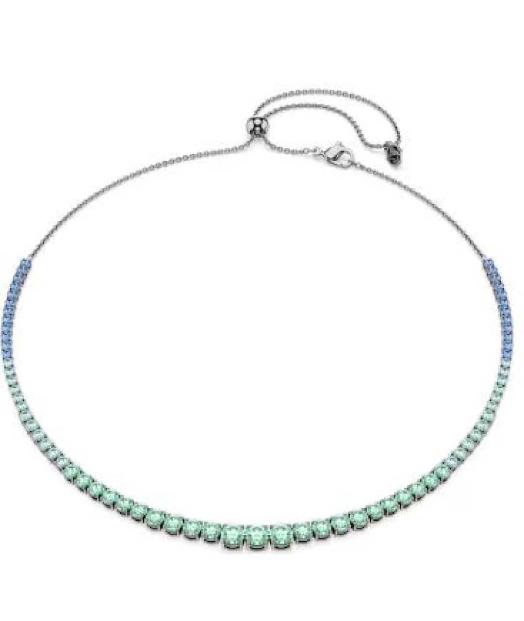 SWAROVSKI Серебряное металлическое колье, фото 1