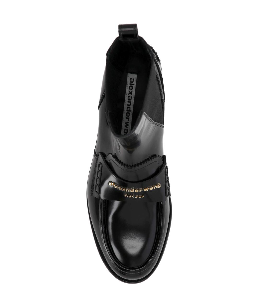 ALEXANDER WANG Черные кожаные ботинки, фото 4