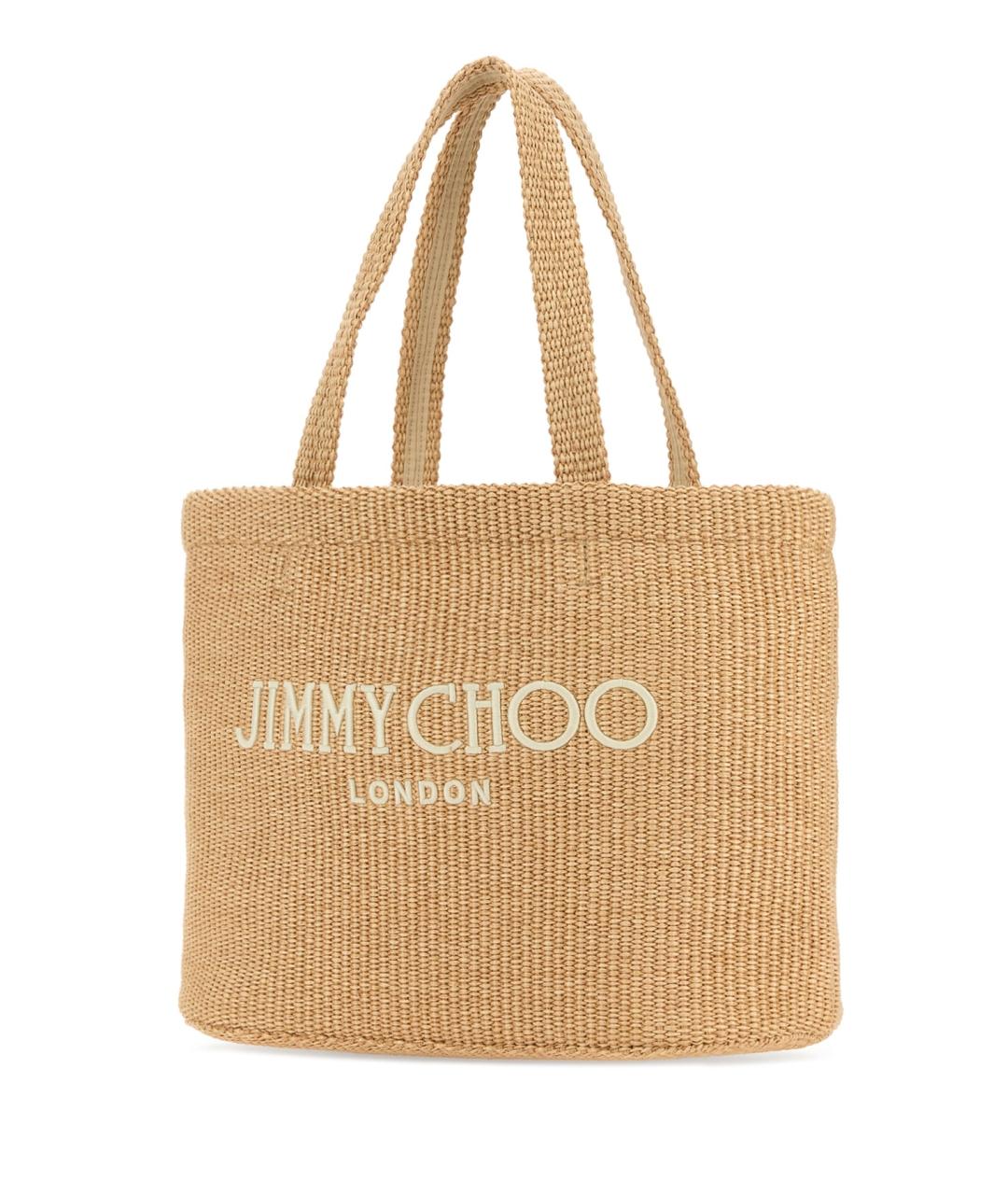 JIMMY CHOO Бежевая сумка тоут, фото 2