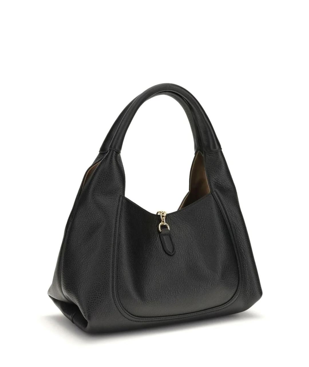 GUCCI Черная кожаная сумка через плечо, фото 2