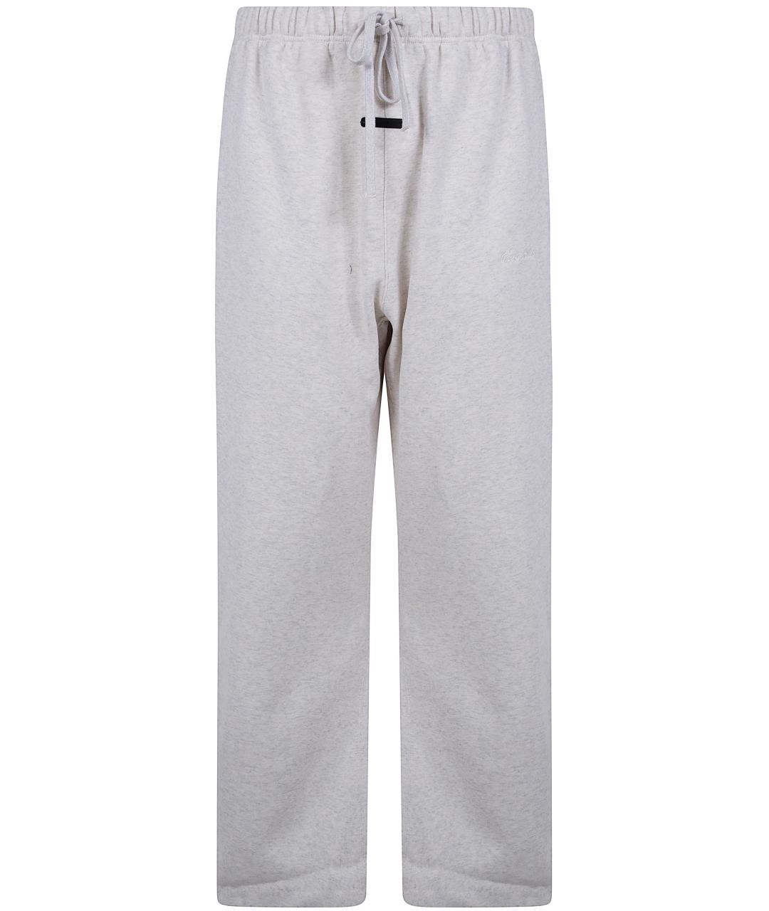 FEAR OF GOD ESSENTIALS Серые хлопковые повседневные брюки, фото 1