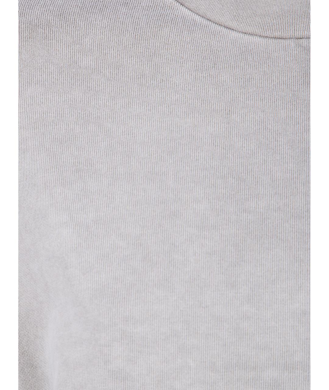 FEAR OF GOD ESSENTIALS Серая хлопковая футболка, фото 3
