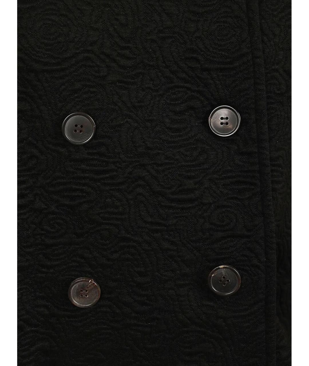 DRIES VAN NOTEN Черный полиамидовый жакет/пиджак, фото 3