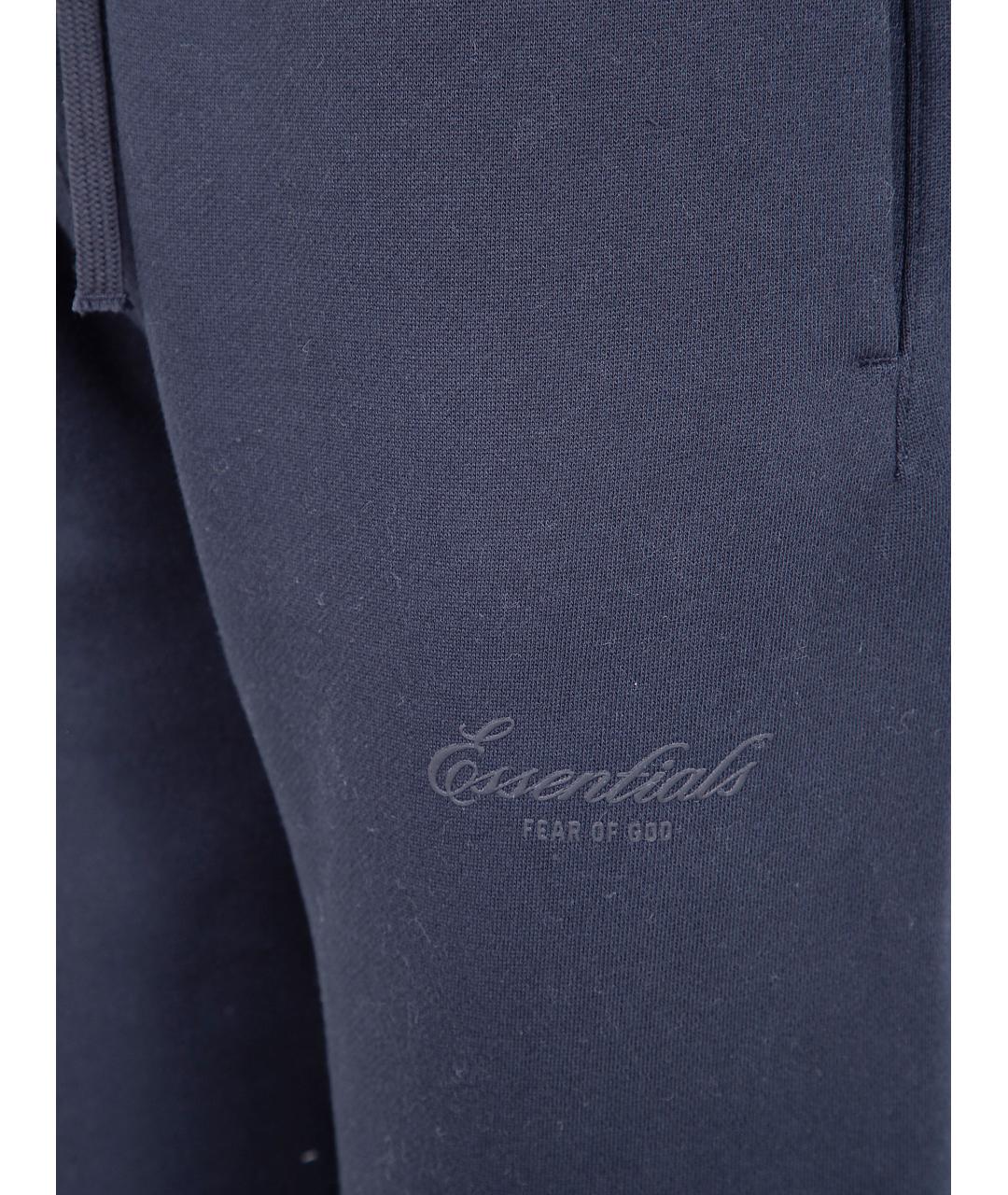 FEAR OF GOD ESSENTIALS Синие прямые брюки, фото 3