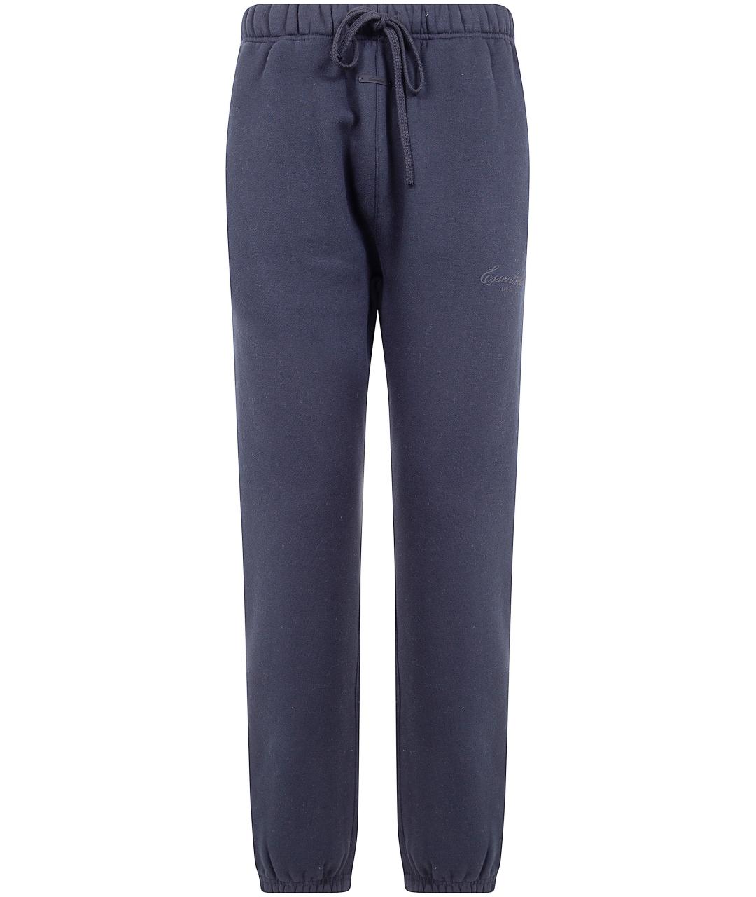 FEAR OF GOD ESSENTIALS Синие прямые брюки, фото 1