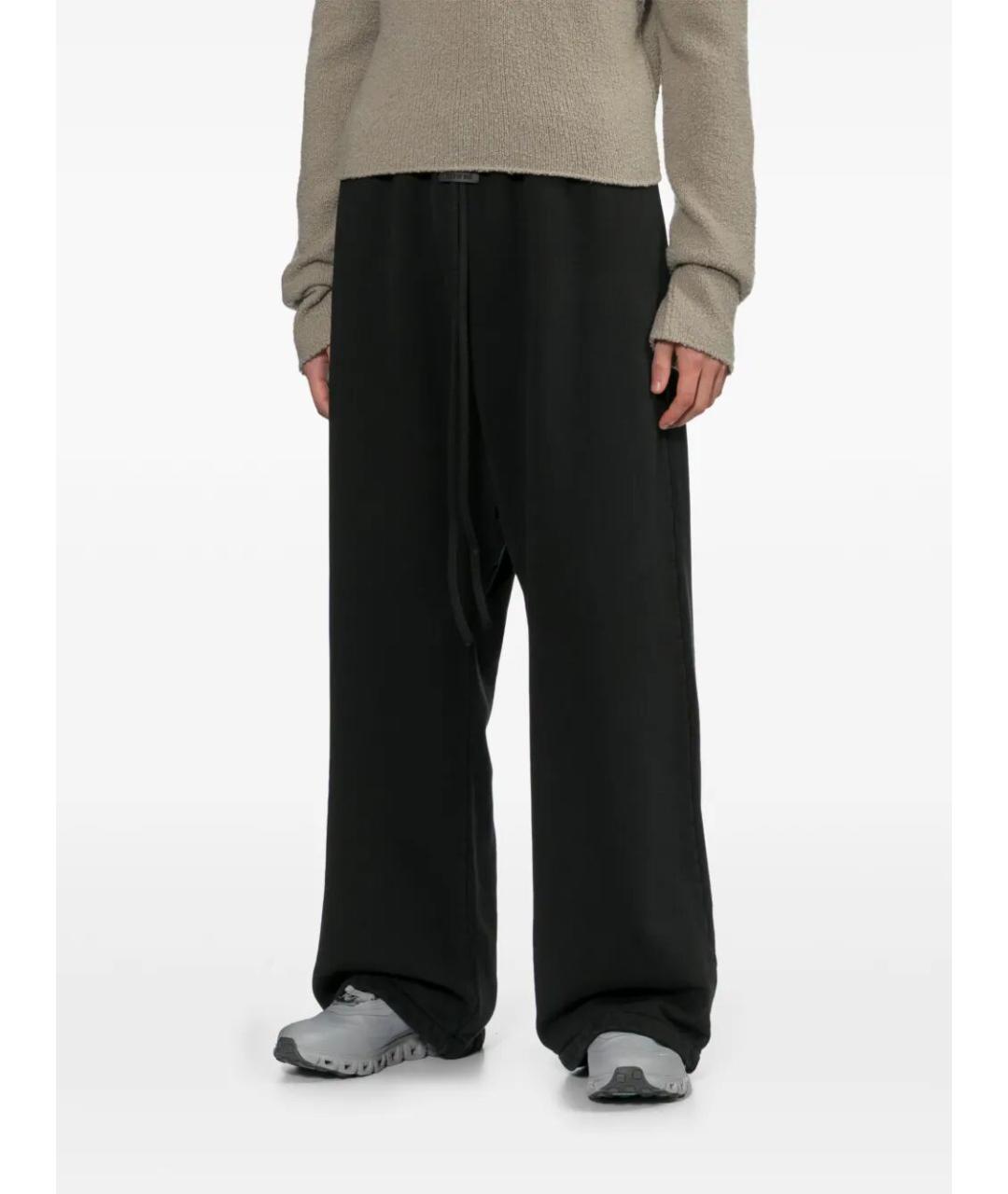 FEAR OF GOD Черные хлопковые повседневные брюки, фото 4