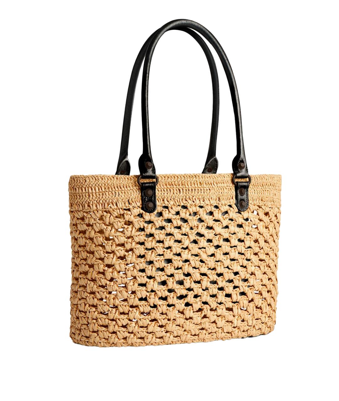 BALENCIAGA Бежевая пелетеная сумка тоут, фото 3