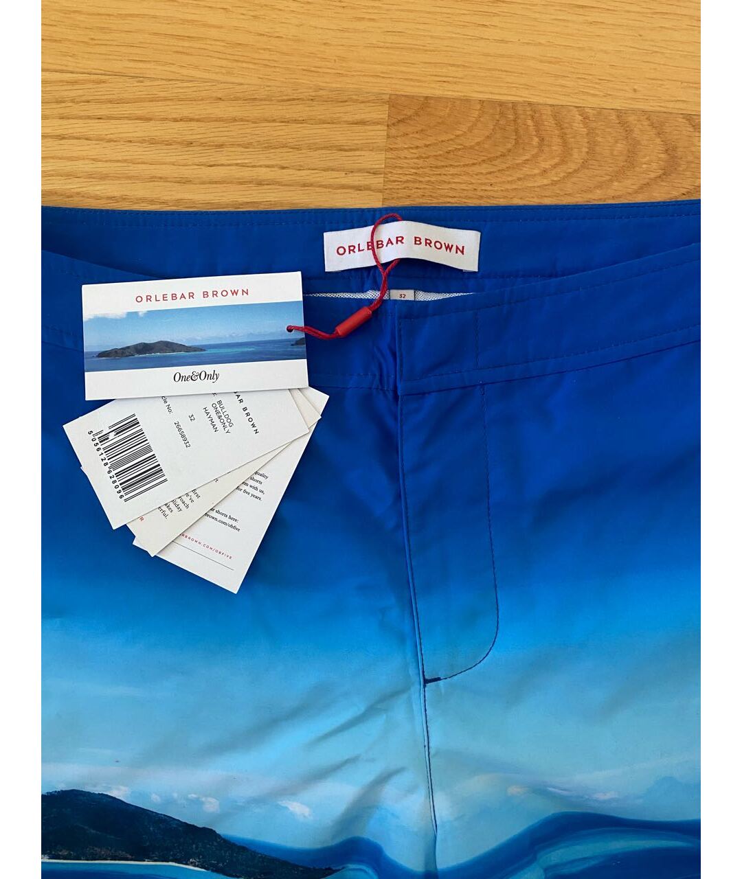 ORLEBAR BROWN Голубые полиэстеровые шорты, фото 3
