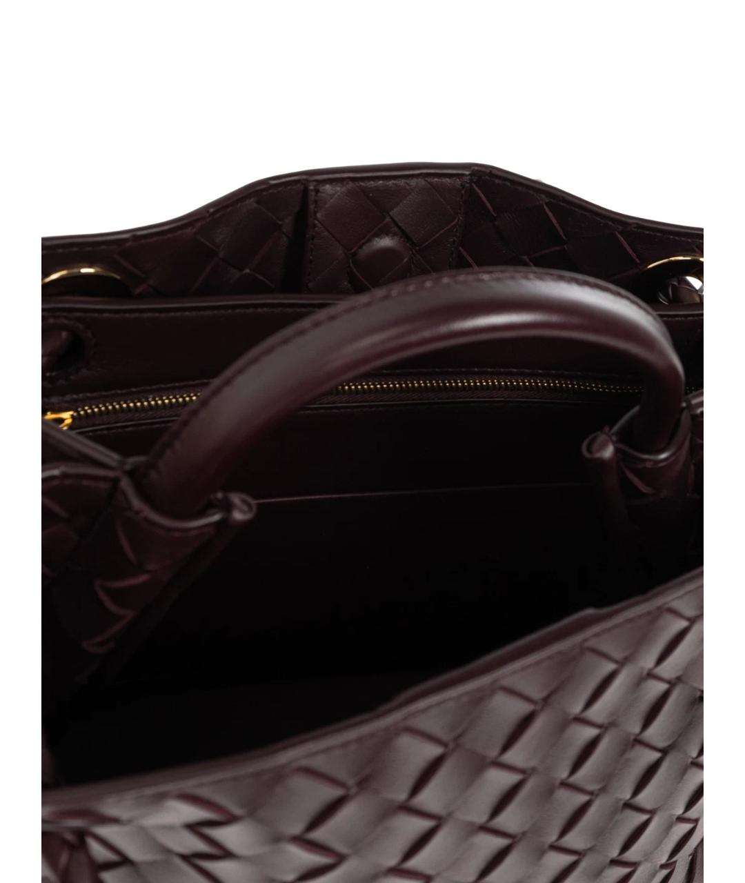 BOTTEGA VENETA Коричневая кожаная сумка тоут, фото 4