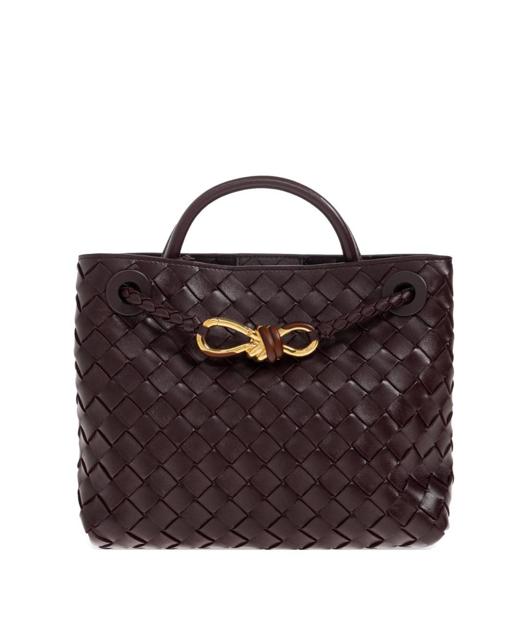 BOTTEGA VENETA Коричневая кожаная сумка тоут, фото 1