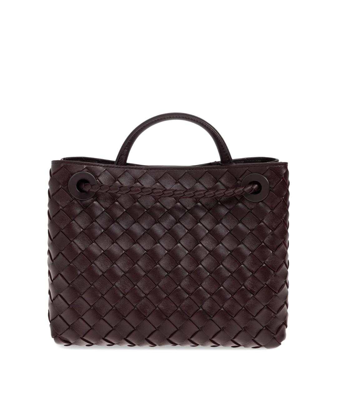 BOTTEGA VENETA Коричневая кожаная сумка тоут, фото 2