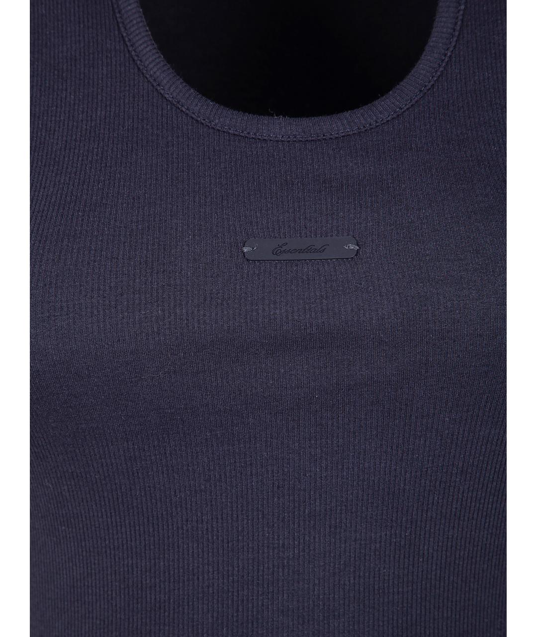 FEAR OF GOD ESSENTIALS Черная хлопковая майка, фото 3