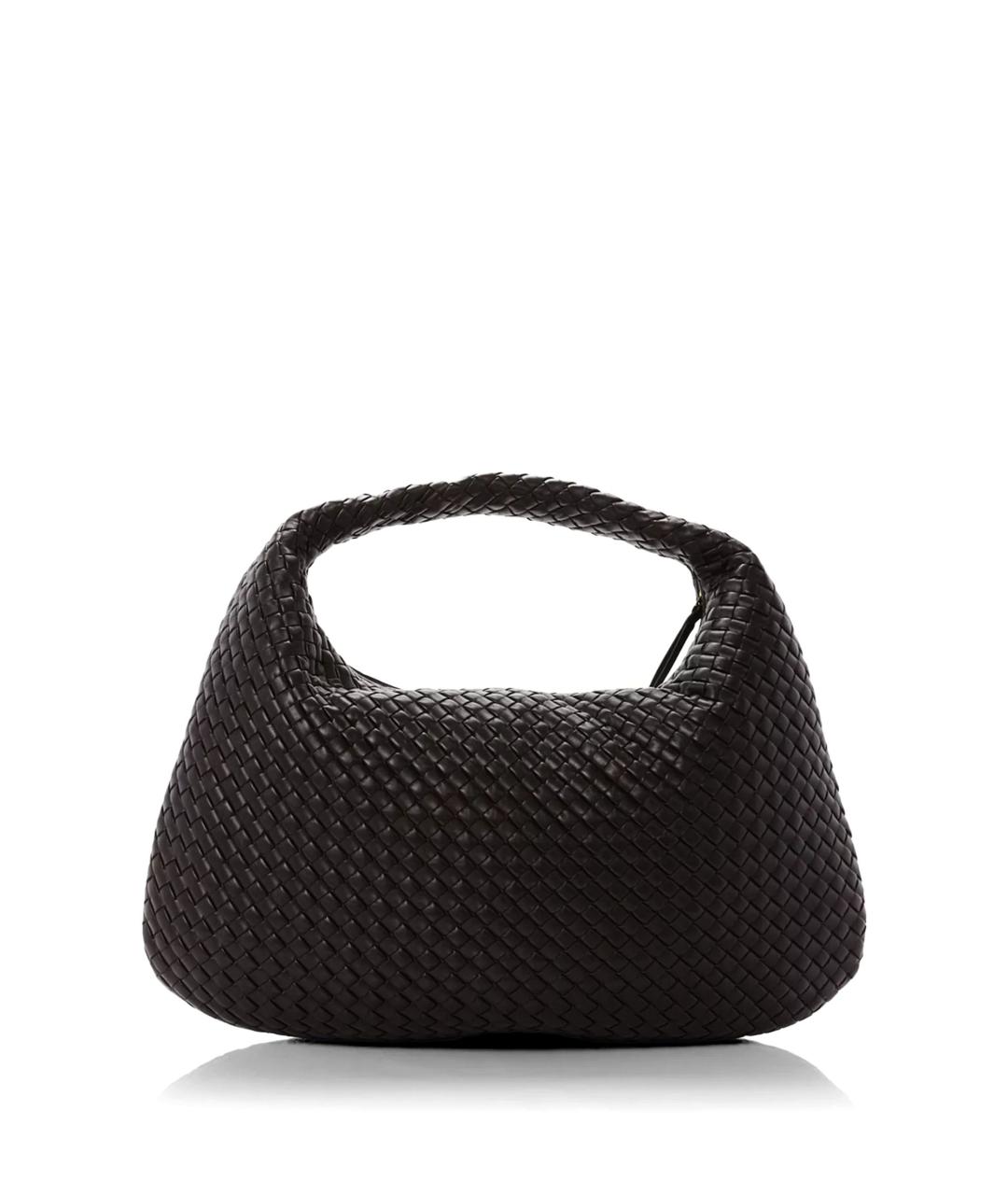 BOTTEGA VENETA Коричневая кожаная сумка через плечо, фото 5