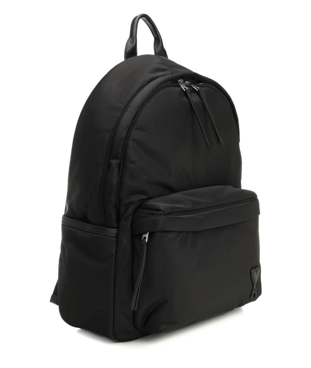 Ami Paris Черный тканевый рюкзак, фото 3