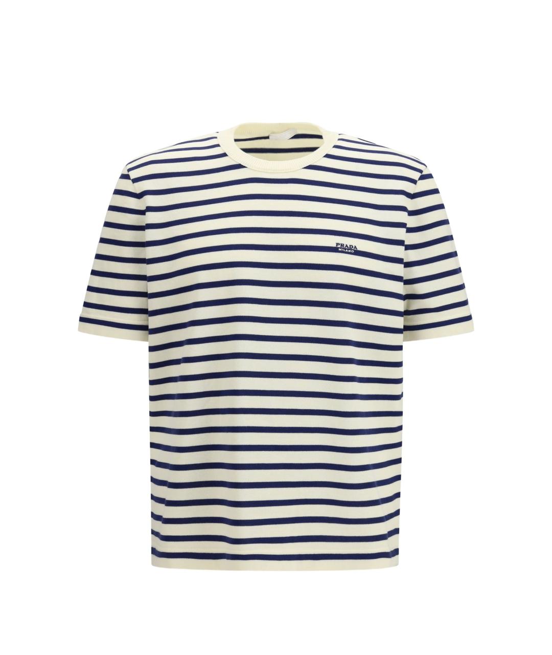 PRADA Мульти хлопковая футболка, фото 1